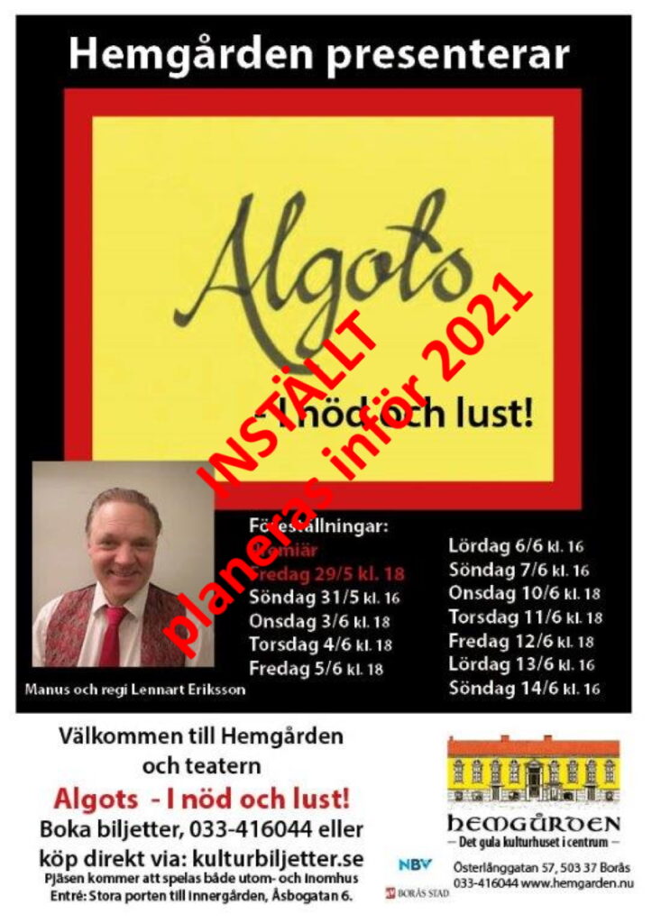 Algots Historia Textil Borås Teater